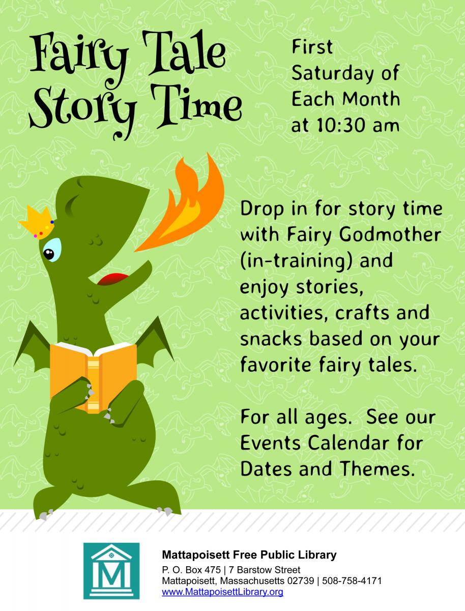 Fairy Tale Story Time Town Of Mattapoisett Ma