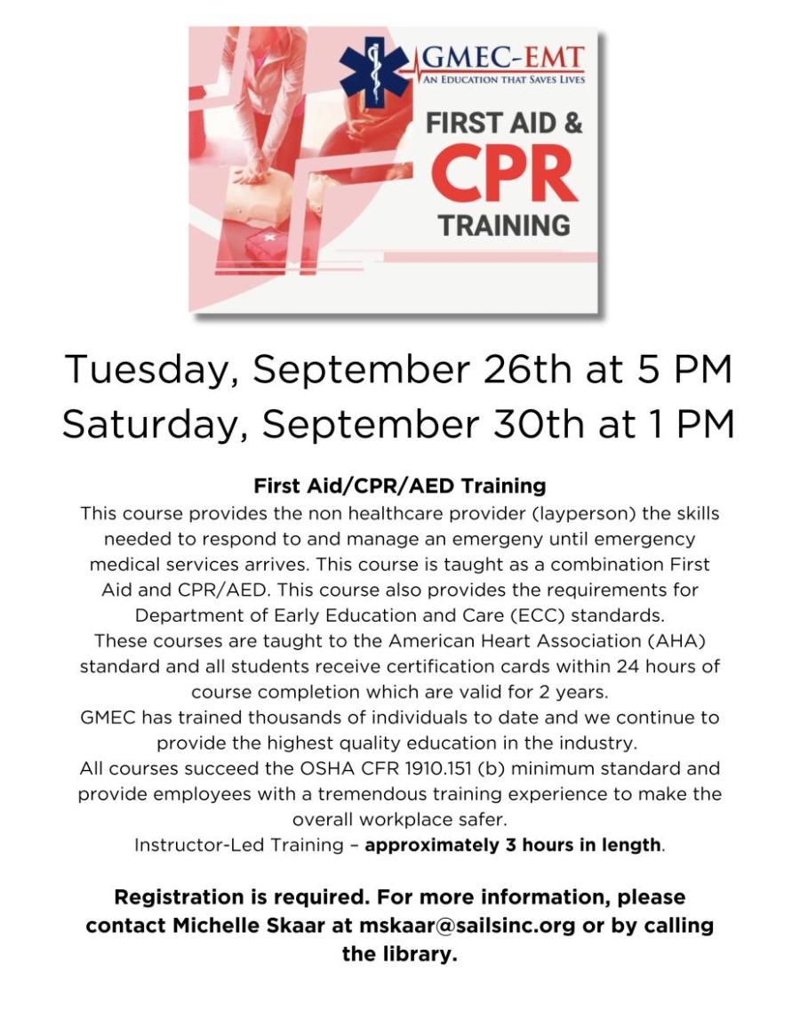 firstaidCPRTrainingSept23